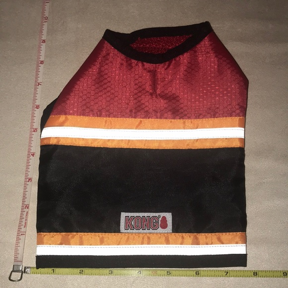 Pet Dog Animal Vest Jacket Reflective Kong Red - Picture 2 of 9